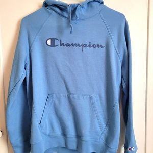 Blue champion hoodie